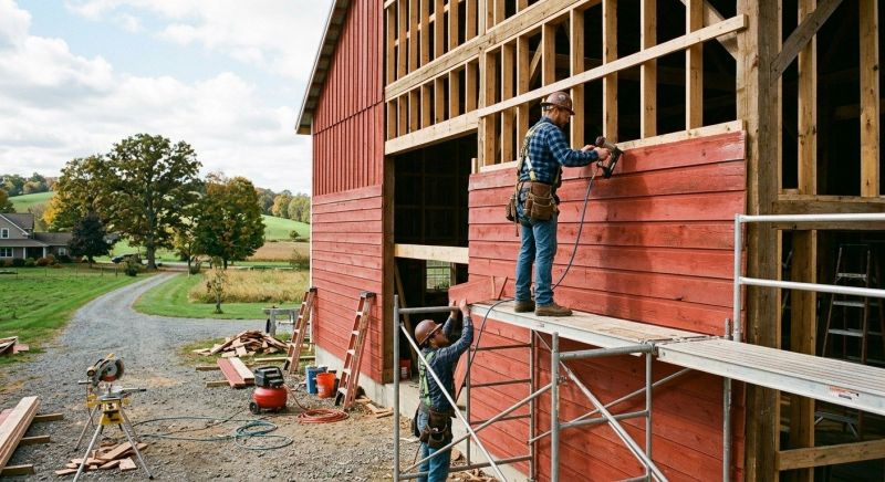Barn Siding Installation in Cape Neddick, ME