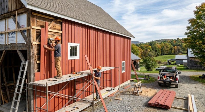 Barn Siding Installation in Eliot, ME