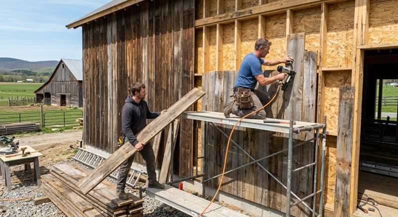 Barn Siding Installation in Ogunquit, ME