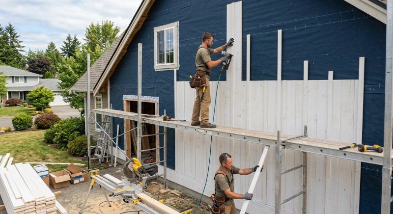 Batten Siding Installation in Ogunquit, ME