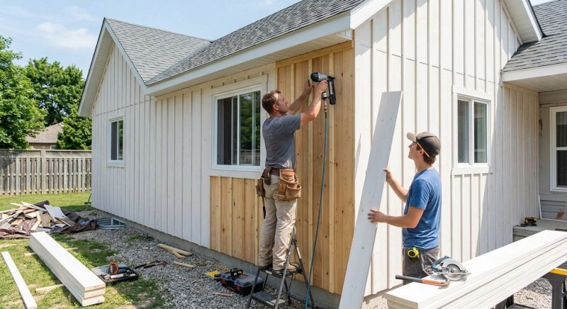Batten Siding Installation in Waterboro, ME