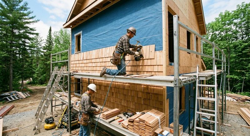 Cedar Siding Installation in Berwick, ME