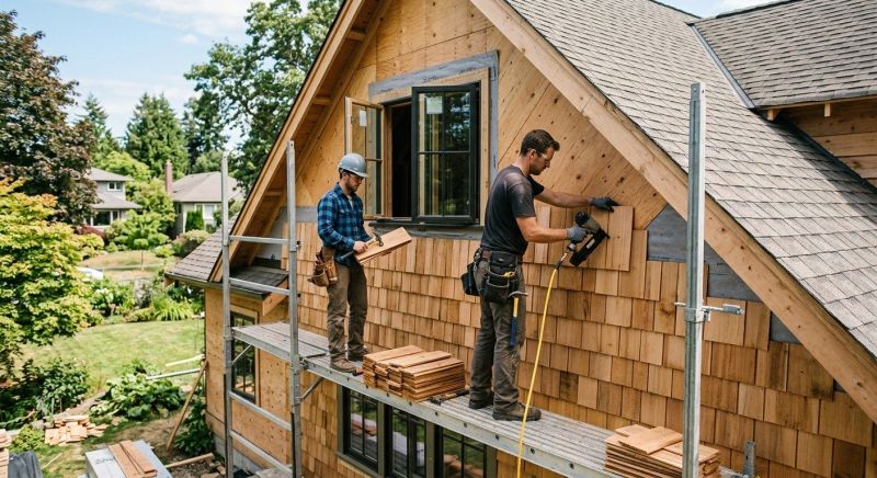 Cedar Siding Installation in Biddeford, ME