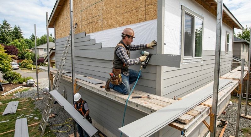 Cement Siding Installation in Buxton, ME