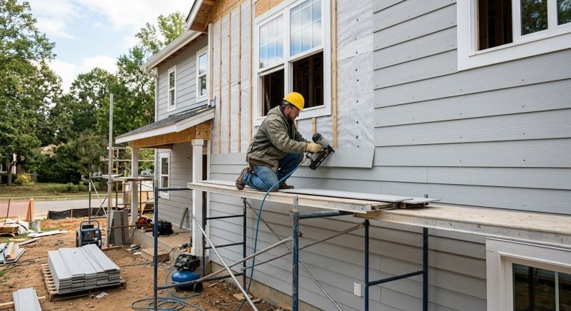 Cement Siding Installation in East Waterboro, ME