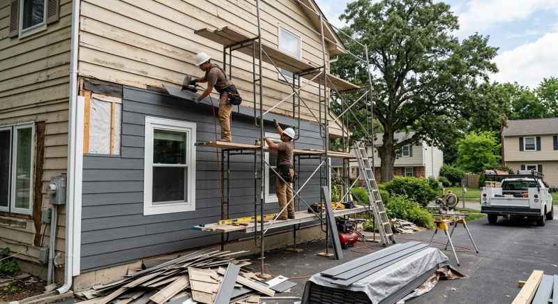 Cement Siding Installation in East Waterboro, ME
