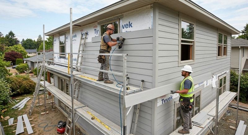 Cement Siding Installation in Greenland, NH