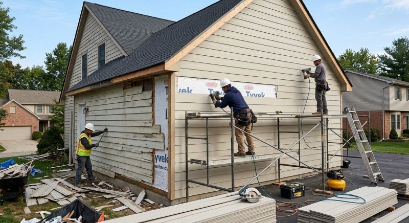 Cement Siding Replacement in Durham, NH