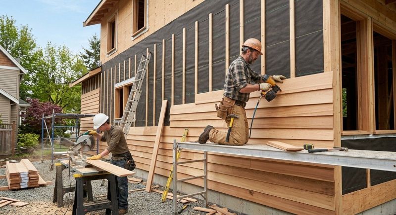 Clapboard Siding Installation in Wells, ME