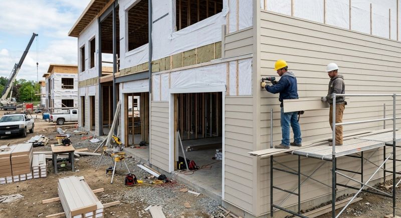 Commercial Siding Installation in Wells, ME