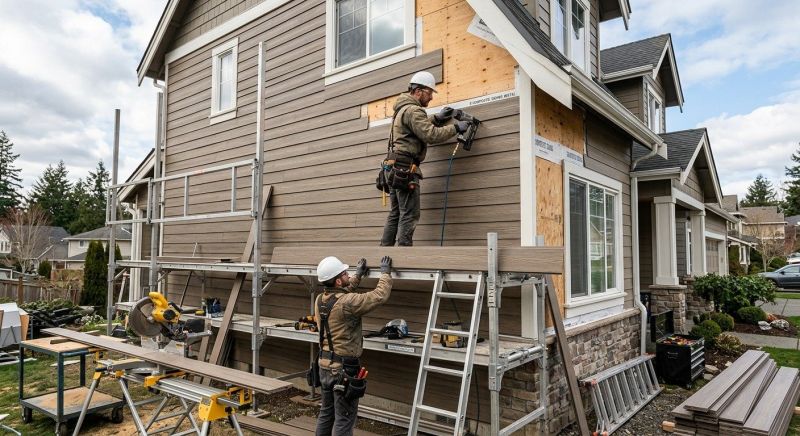 Composite Siding Installation in Eliot, ME