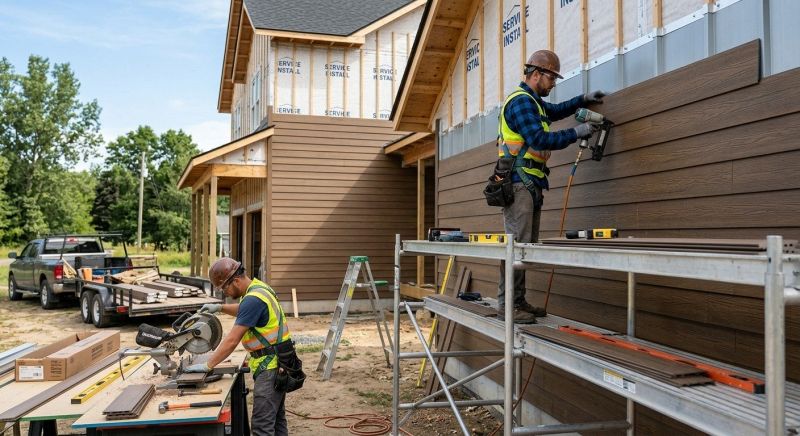 Composite Siding Installation in Hollis Center, ME