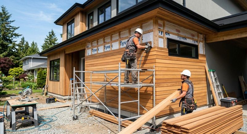 Faux Wood Siding Installation in Ogunquit, ME