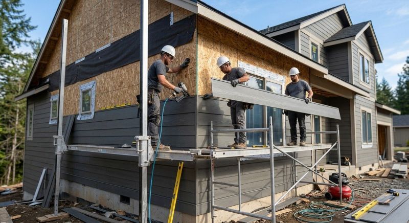 Fiber Siding Installation in Durham, NH