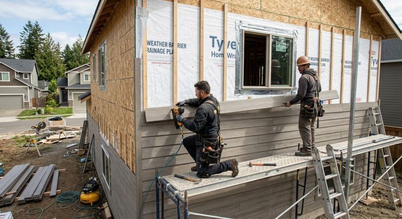 Fiber Siding Installation in Wells, ME