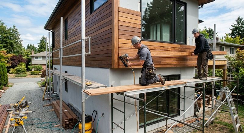 Hardwood Siding Installation in Kittery, ME