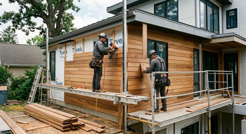 Hardwood Siding Installation in Ogunquit, ME