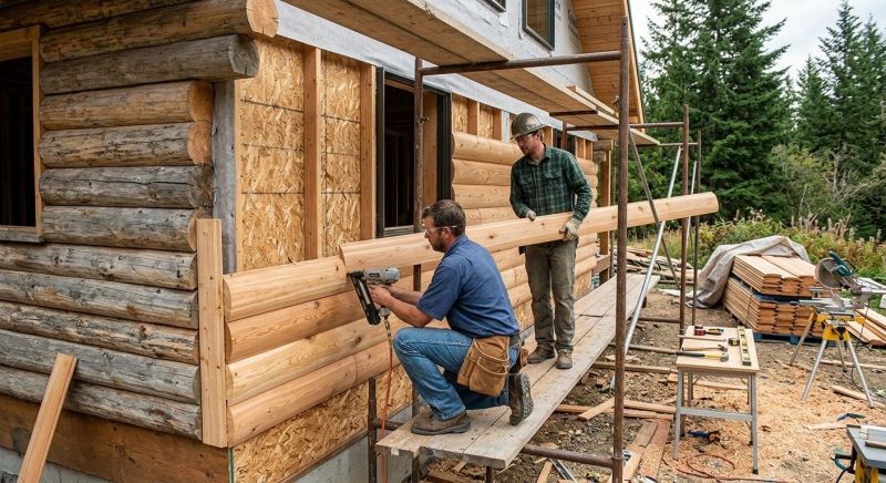 Log Siding Installation in North Berwick, ME