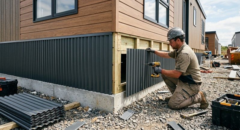 Metal Paneling Installation in Wells, ME