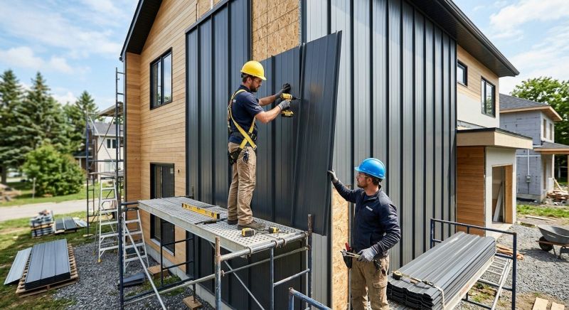 Metal Paneling Installation in Wells, ME