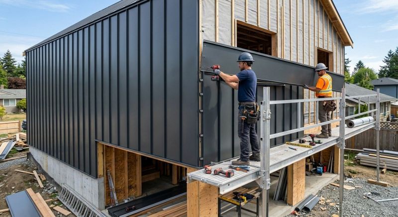 Metal Siding Installation in York County, ME