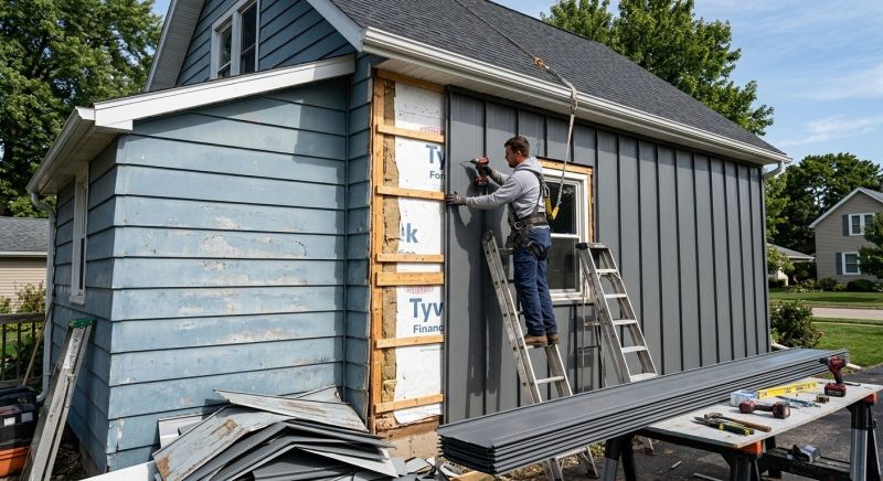 Metal Siding Replacement in Rye, NH