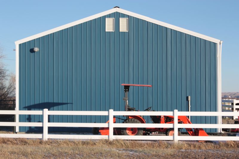 Pole Barn Siding Installation in Wells, ME