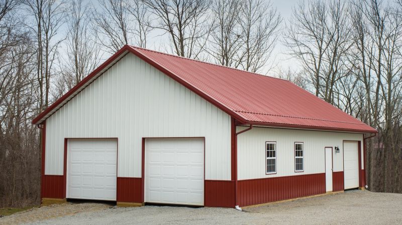 Pole Barn Siding Installation in Wells, ME