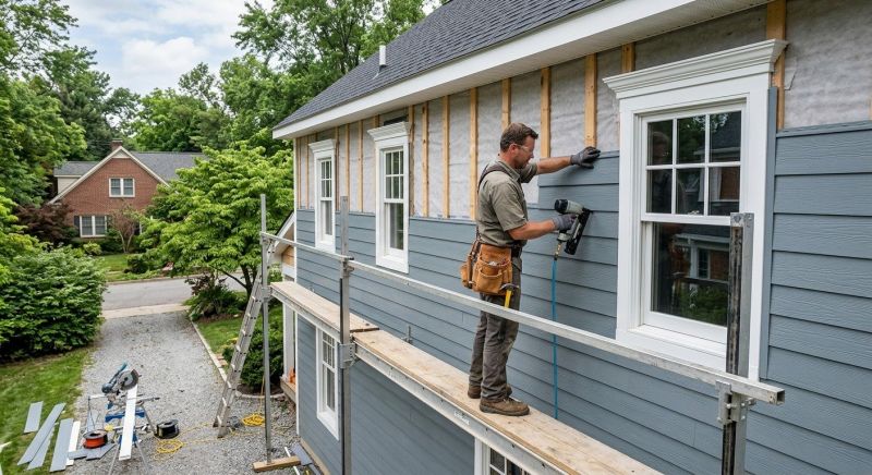 Polymer Siding Installation in Wells, ME