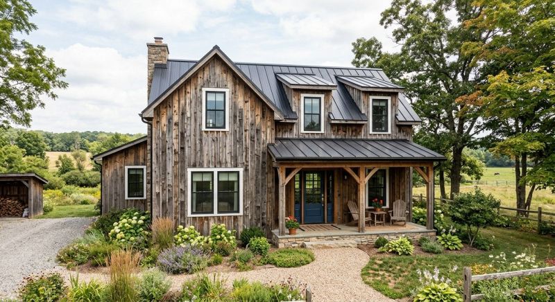 Rustic Siding Installation in Wells, ME