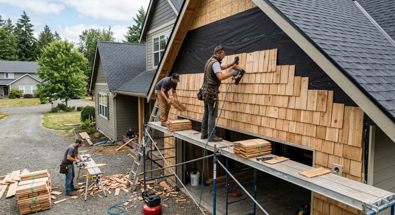 Shake Siding Installation in Lebanon, ME