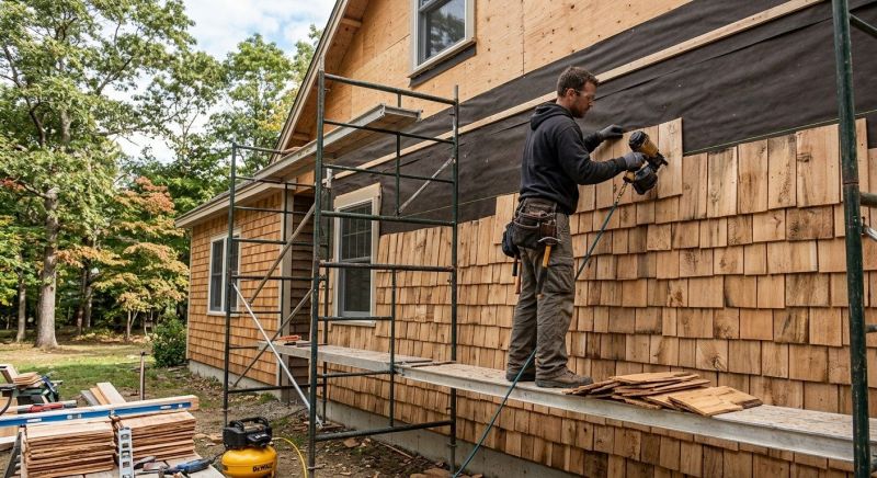 Shake Siding Installation in Scarborough, ME