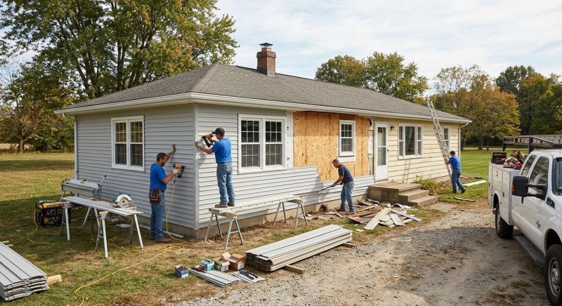 Siding Replacement in Wells, ME