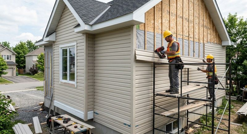 Synthetic Siding Installation in Wells, ME
