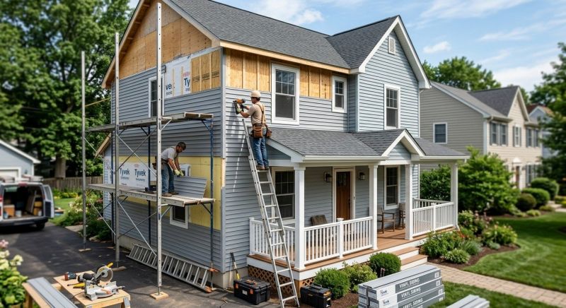 Synthetic Siding Installation in Wells, ME