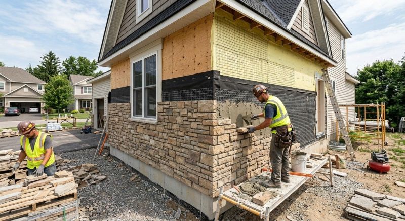 Veneer Siding Installation in Wells, ME
