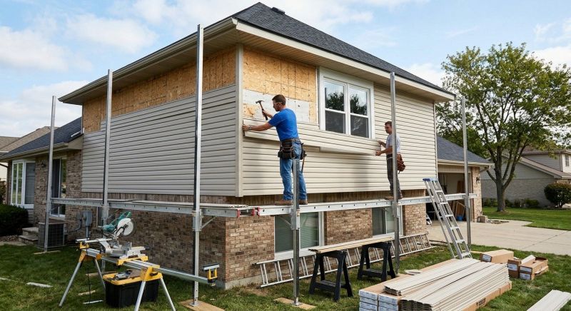 Vinyl Siding Installation in Acton, ME