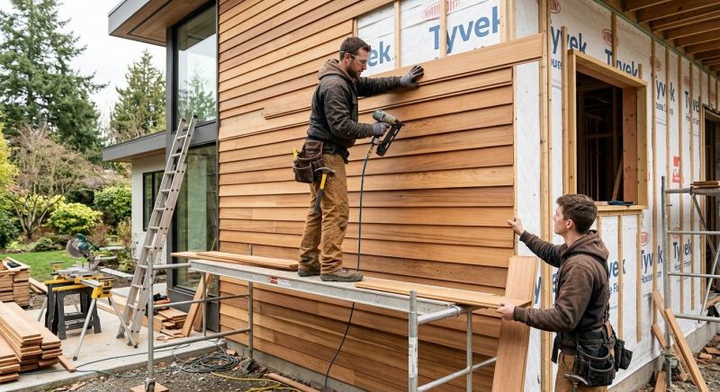 Wood Cladding Installation in York County, ME