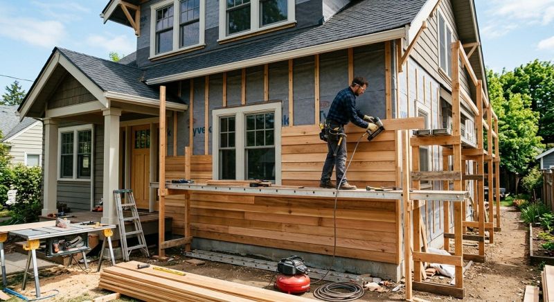 Wood Siding Replacement in Durham, NH