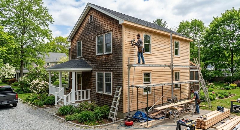 Wood Siding Replacement in Kennebunk, ME